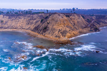 aerial view of the sea