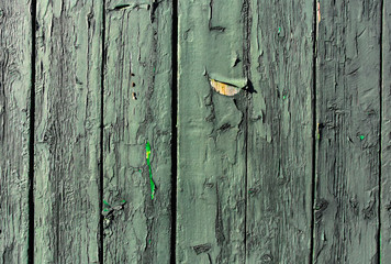 Holz Tisch Balken Vintage grün