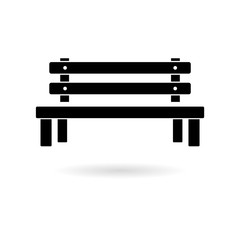 Black Bench icon or logo