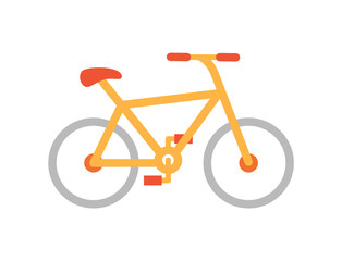 Fototapeta premium Bicycle Bike Icon Closeup Vector Illustration