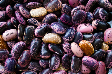 Kidney beans texture background. Healthy lifestyle, proper nutrition, vegetarianism, organic food concept.