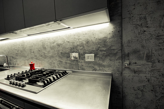 micro-cement kitchen covering