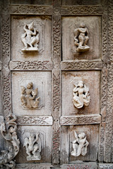 Klostertür in Myanmar (Shwenandaw Kyaung)
