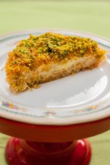 Turkish/Palestinian sweet dish Kunafa