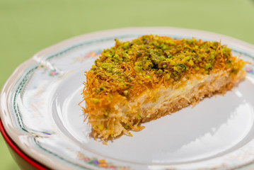 Turkish/Palestinian sweet dish Kunafa