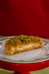 Turkish/Palestinian sweet dish Kunafa
