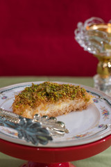 Turkish/Palestinian sweet dish Kunafa