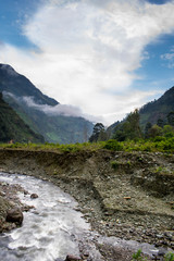 El cañon y el río Combeima. (Juntas , Tolima - Colombia)