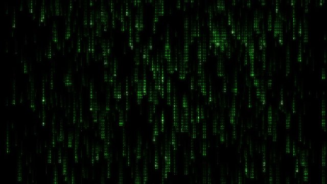 Green Matrix Code Loop
