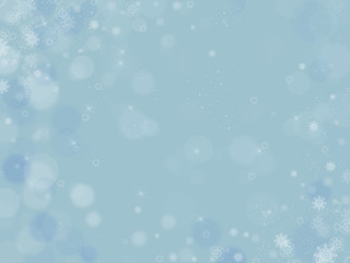 Christmas background with snowflakes