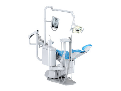 3D rendering modern dental chair