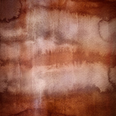 Autumn ink and watercolor textures on white paper background. Paint leaks and ombre effects. Hand painted abstract image.