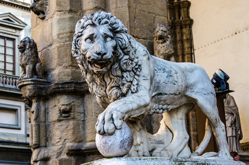 Medici lions from Florence, Italy