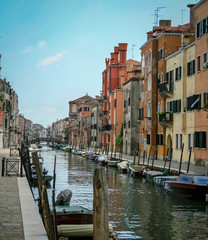Fototapeta na wymiar Venice ancient back canals