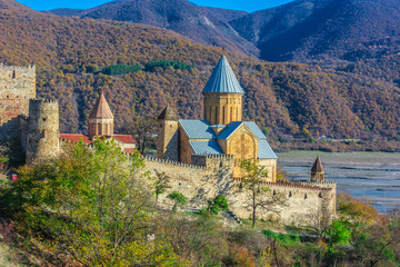 Ananuri castle and Church of the Mother of God, Georgia
