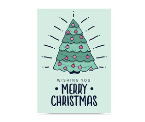 christmas greeting card design 