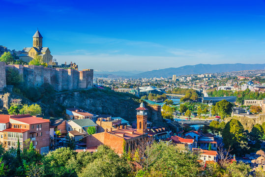Panoramic view of Tbilisi, Georgia