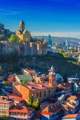 Panoramic view of Tbilisi, Georgia © monticellllo