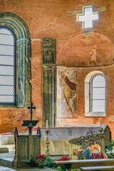 Sacra San Michele Abbey Interior View, Italy