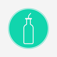 Oil bottle vector icon sign symbol