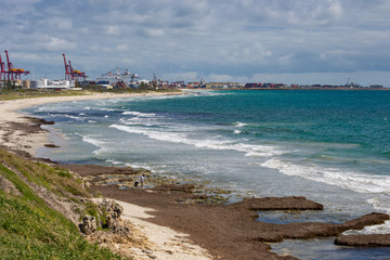 Beach Landscape of the ocean and nature Perth