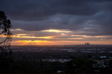 Naklejka premium City landscape from mundaring