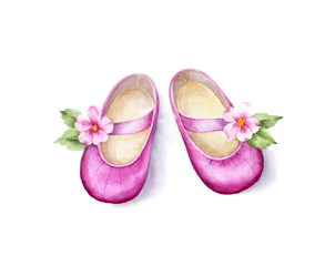 Pink shoes for girl.