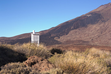 A weather station on the mountain
