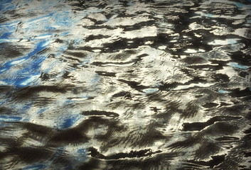 water waves glitter reflection bronze beautiful background