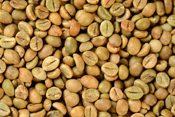 unroasted coffee texture