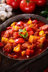 Traditional Hungarian dish - letcho