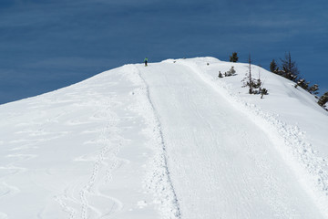 ski resort in winter