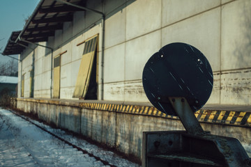 Stillgelegtes Bahngleis