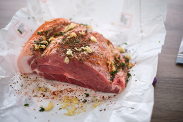 Schweinsbraten vom Grill