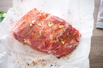 Schweinsbraten vom Grill