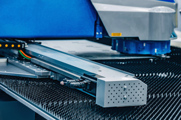 Obraz premium Close Up Hybrid Punching Machine