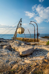 H&auml;ngende Boote in Savudrija, Istiren, Kroatien