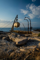 H&auml;ngende Boote in Savudrija, Istiren, Kroatien