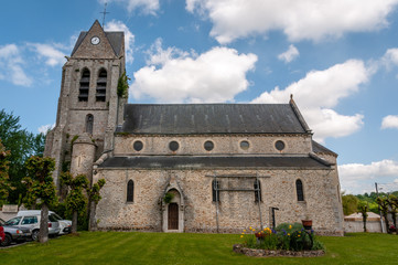 Fototapeta na wymiar Eglise de Fontenailles