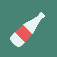 Silhouette icon champagne