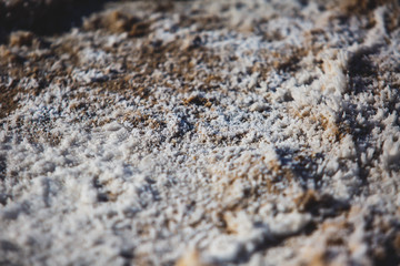 Vibrant view of Badwater basin, endorheic basin in Death Valley National Park, Death Valley, Inyo County California, USA