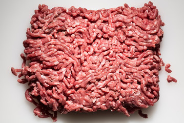 Raw ground beef