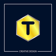 Initial Letter T Logo Template Vector Design