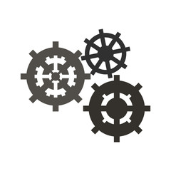 Obraz premium Gears machinery pieces