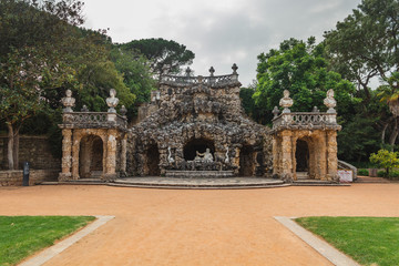Cascata dos Poetas - Poets waterfall, Palace of the Marquis of Pombal, Oeiras, Portugal