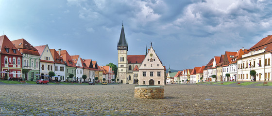 Bardejov (well-preserved medieval town in Slovakia) - obrazy, fototapety, plakaty