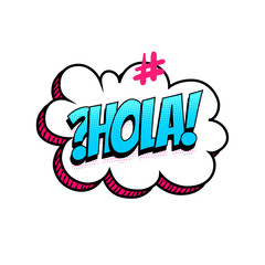 Spanish language comic text sound pop art © Kapitosh