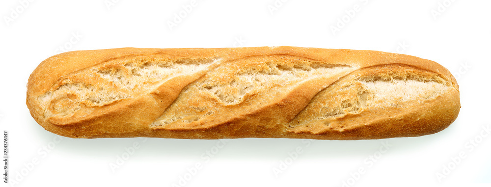 Poster freshly baked baguette