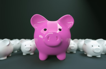 Piggy Bank save money investment