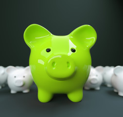 Piggy Bank save money investment